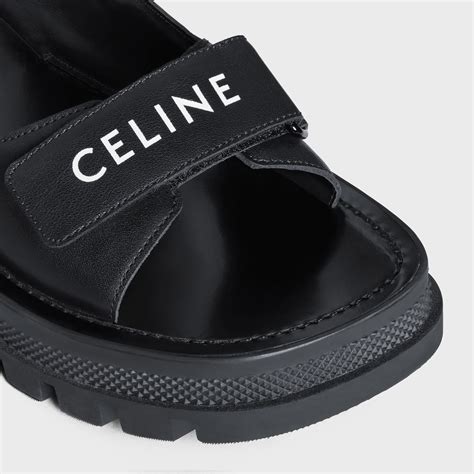 Women's Celine leo scratch in calfskin sandals 